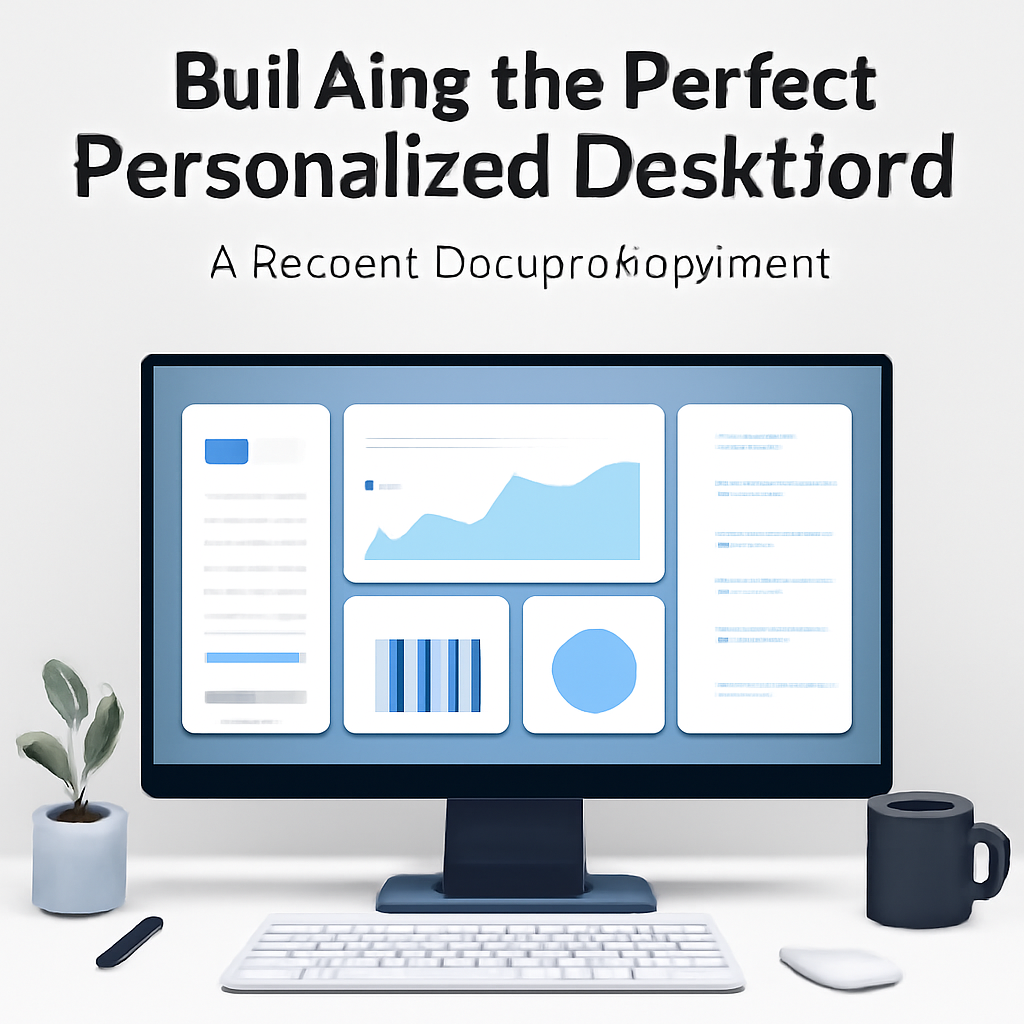 Building the Perfect Personalized Desktop Dashboard: A Modern Design Experiment