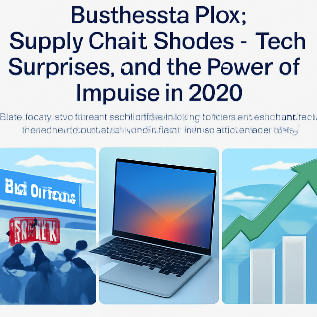 Business in Flux: Supply Chain Shocks, Tech Surprises, and the Power of Impulse in 2026