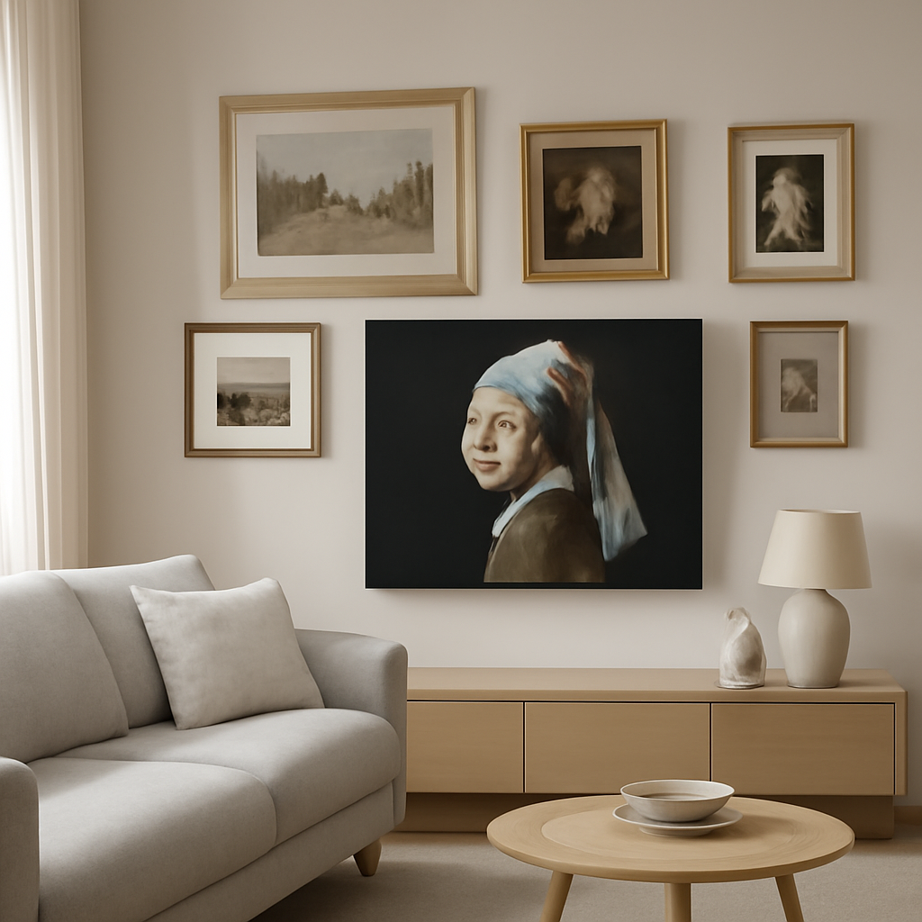 The Art TV That Actually Blends In: A Real-World Test of Design Deception