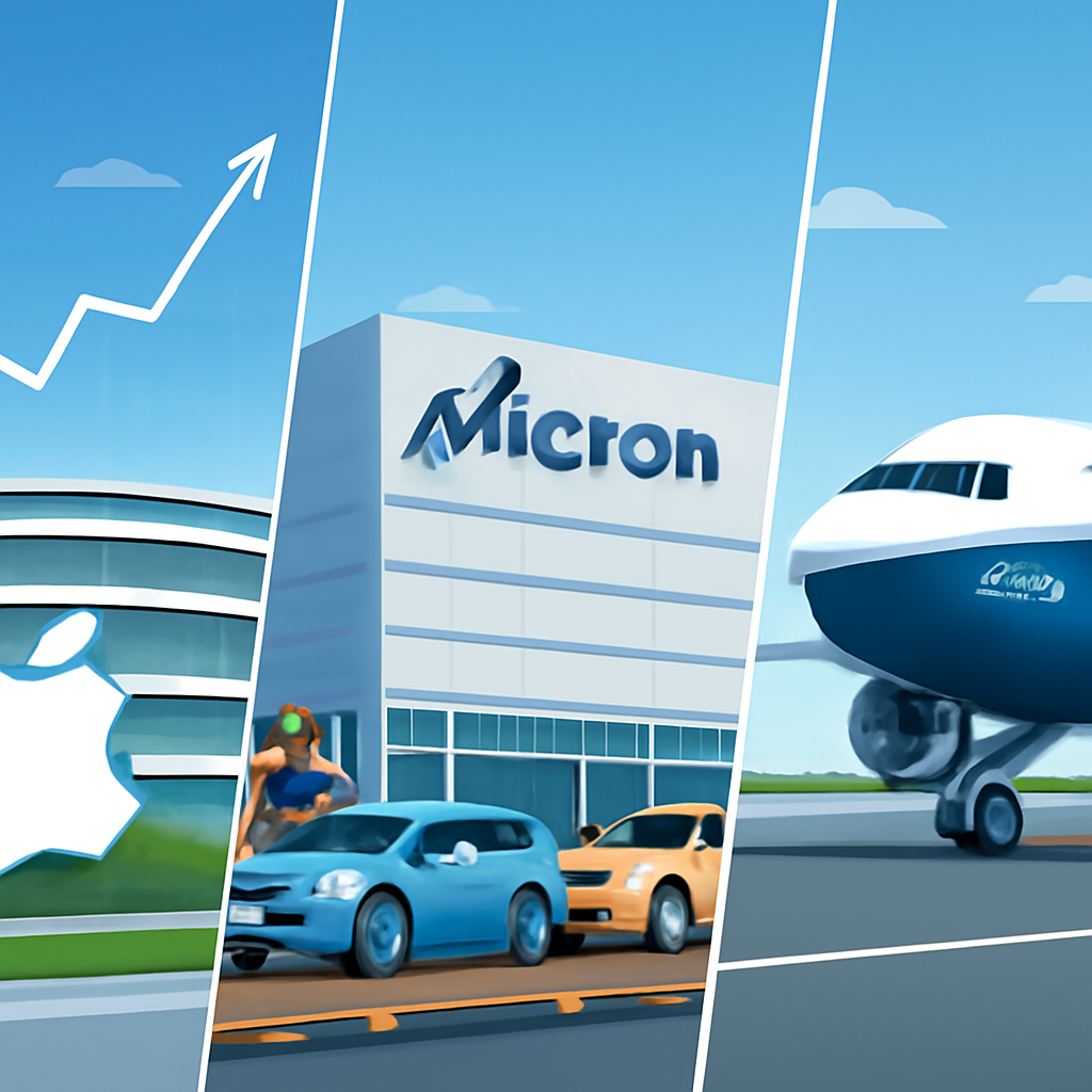 Apple Regains Top Spot, Micron Shields Auto Jobs, and Boeing Gets FAA Nod: July 17 Business Recap