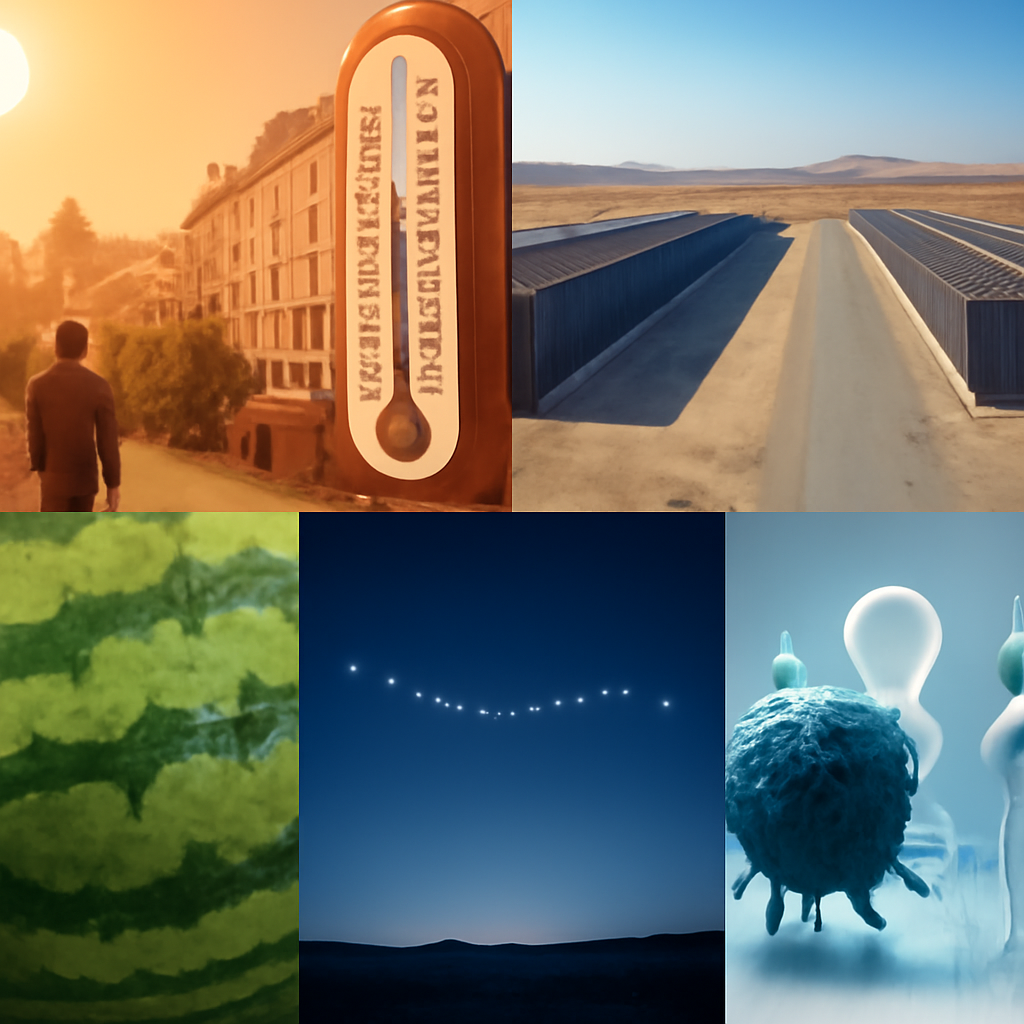 Science & Health Highlights: Climate, Cancer, and Cosmic Mysteries on August 8, 2026
