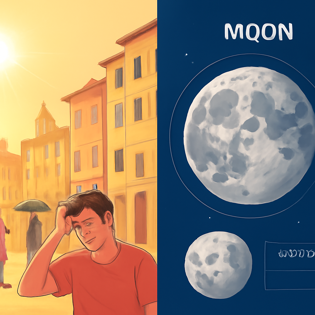 Heatwaves Return to Italy as the Moon Gets an Interactive Spotlight