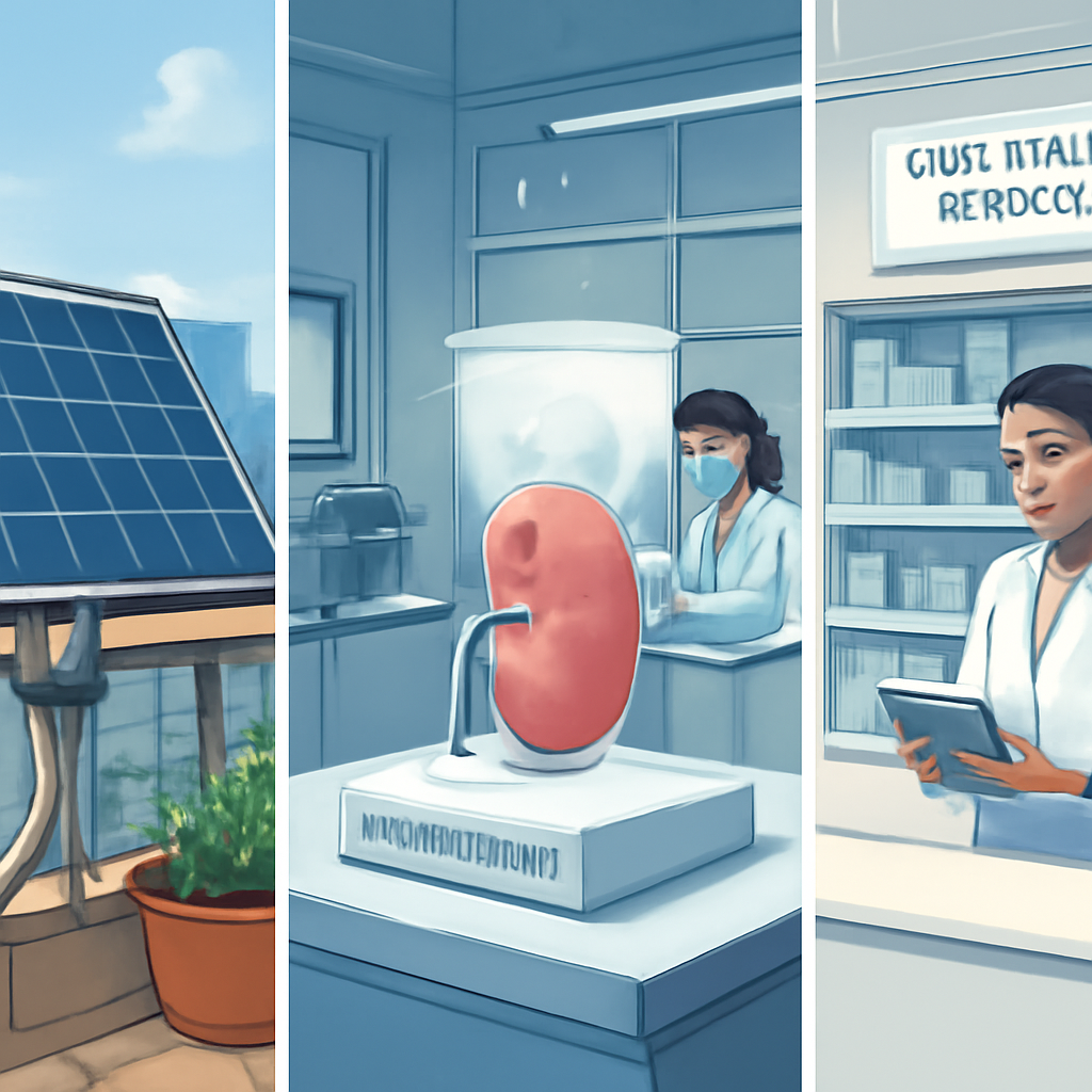 Balcony Solar, Gene-Edited Kidneys, and Personalized Medicine: Science & Health Highlights for September 3, 2026